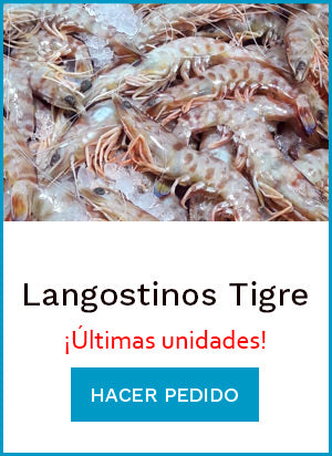 Comprar langostinos tigre en tienda online de marisco