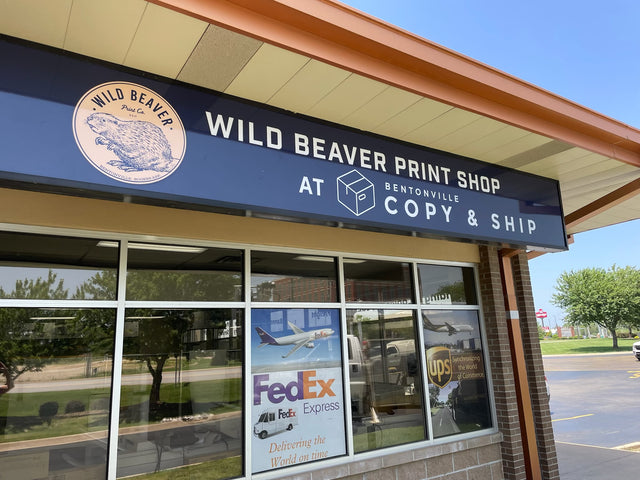 Wild Beaver at Bentonville Copy & Ship – Beaver Print Shop @ Bentonville Copy Ship