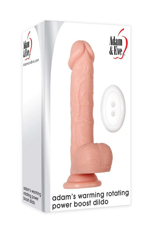 Adams Warming Remote Control Rotating Dildo