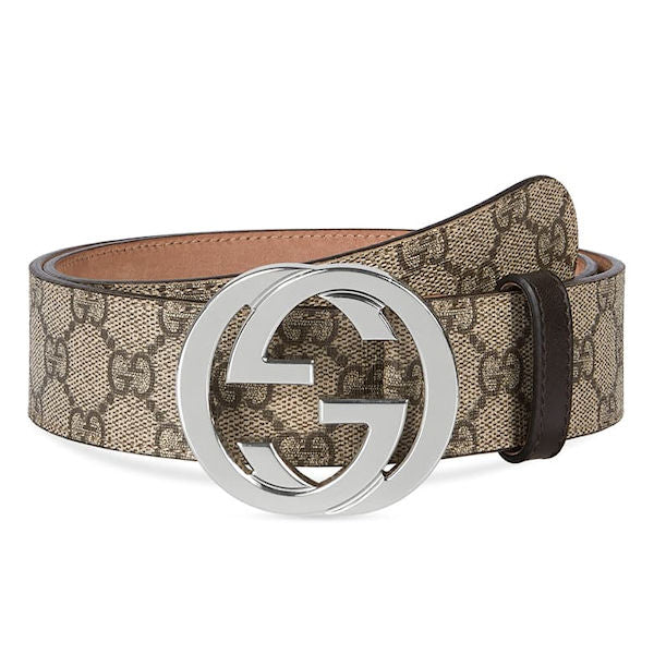 gucci belt logo