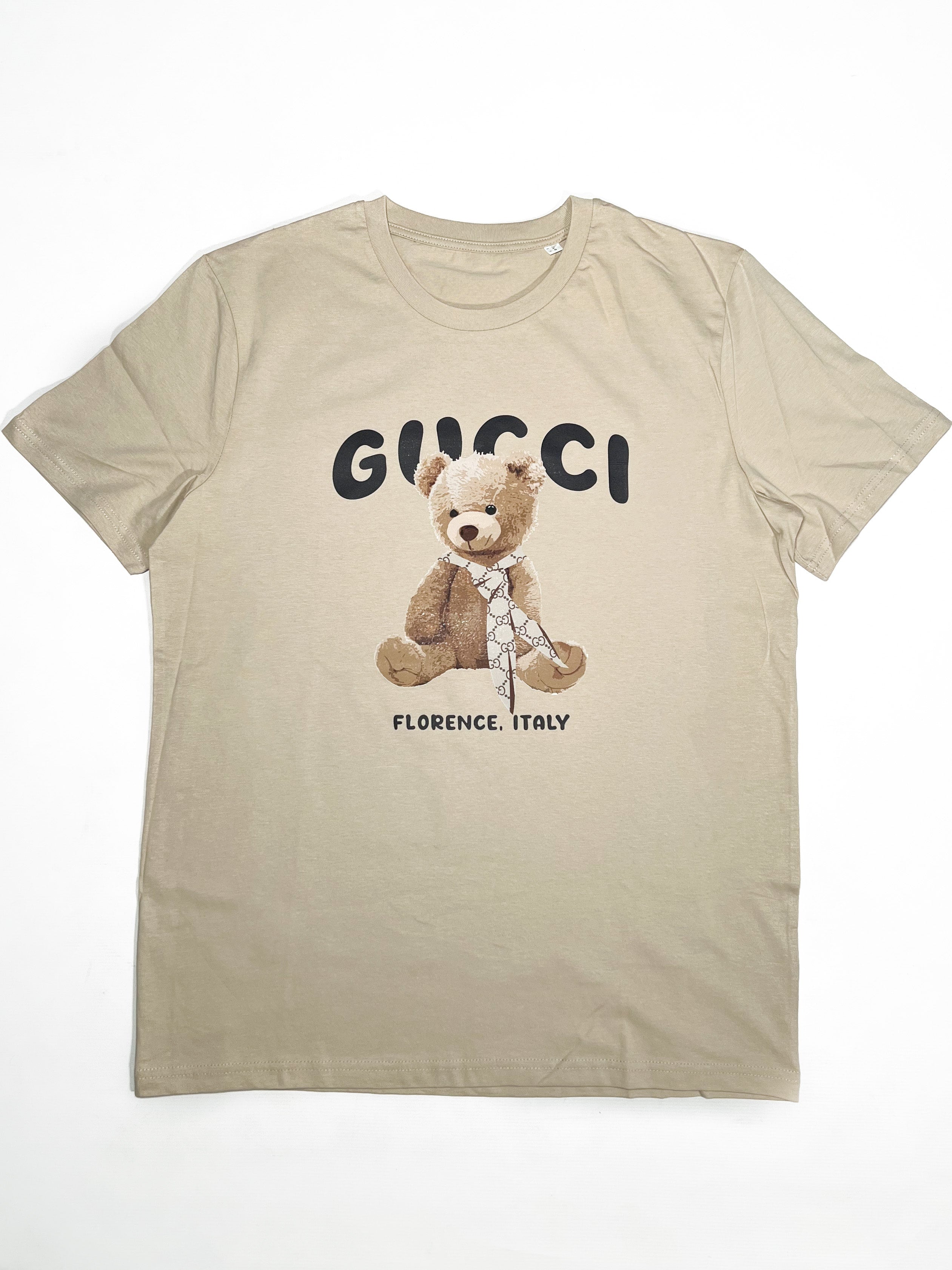 Florence Teddy Sand T-shirt | Out The Purse UK