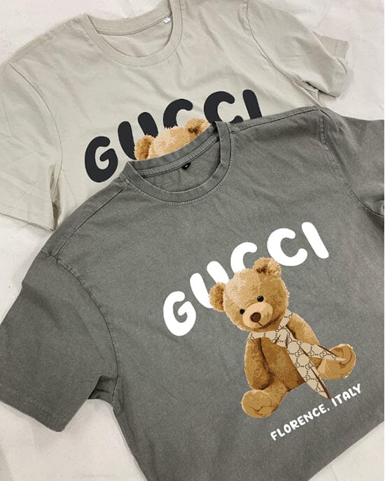 Florence Teddy Sand T-shirt | Out The Purse UK