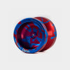 DV888 (Bind) yo-yo in Red / Blue Splash by YoYoFactory