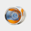 Galaxy Diver 7075 v2 yo-yo in Blue / Orange by C3yoyodesign