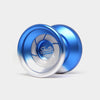 Shutter Wide Angle yo-yo in Blue/Silver Fade by YoYoFactory