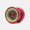 Metal Arrow yo-yo in Red / Glow by YoYoFactory