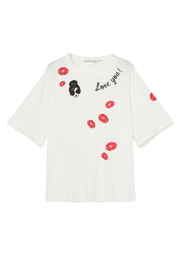 ☆セール Alice+ Olivia アリスアンドオリビア スパンコールTシャツ