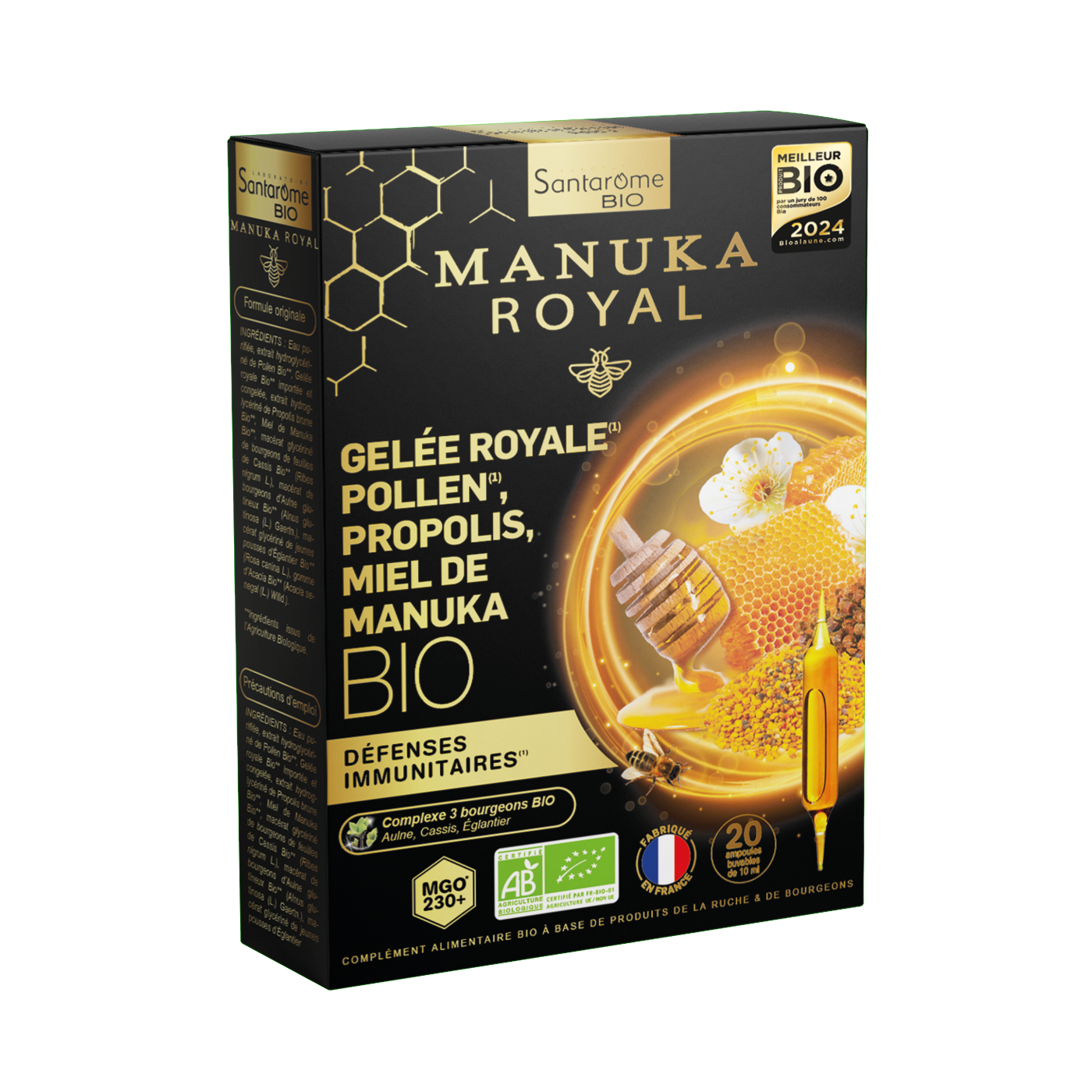 Acheter Gelée Royale Pollen Propolis Miel de Manuka Bio - 20