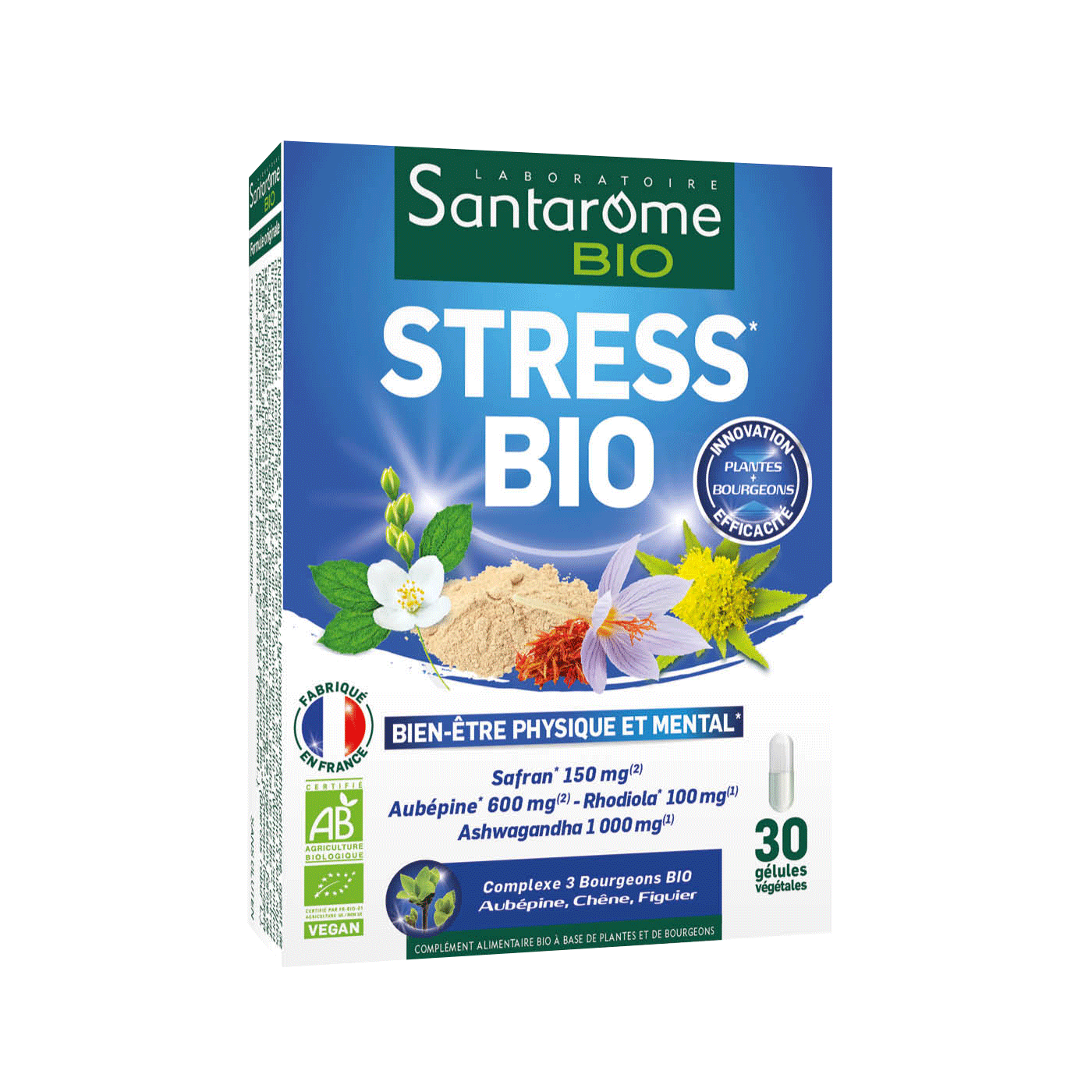 Acheter Stress Bio I 100% Bio  Santarome Bio