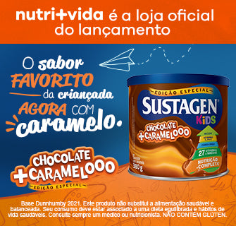 Lançamento Sustagen Kids Chocolate + Caramelo | Nutri+Vida