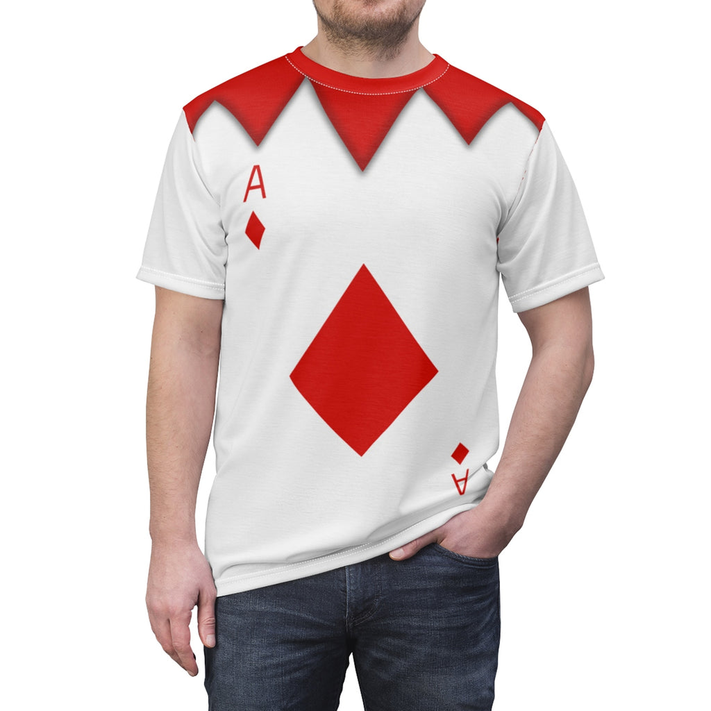 Red Ace Diamond Shirt, Alice in Wonderland Costume – EasyCosplayCostumes