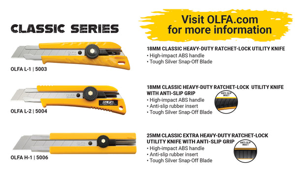 OLFA Classic Family of Knives