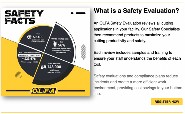 OLFA Safety Evaluation Program Register
