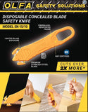 OLFA SK-15 Disposable Concealed Blade Safety Knife - Bunzl