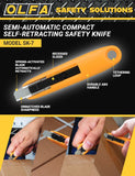 OLFA SK-7 Semi-Automatic Compact Self-Retracting Safety Knife