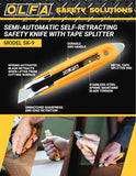 OLFA SK-9 Semo-Automatic Self-Retracting Safety Knife Sell Sheet