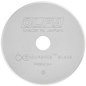 Olfa 60mm Rotary Cutter Refill Blades - 5 Pack - 091511500813