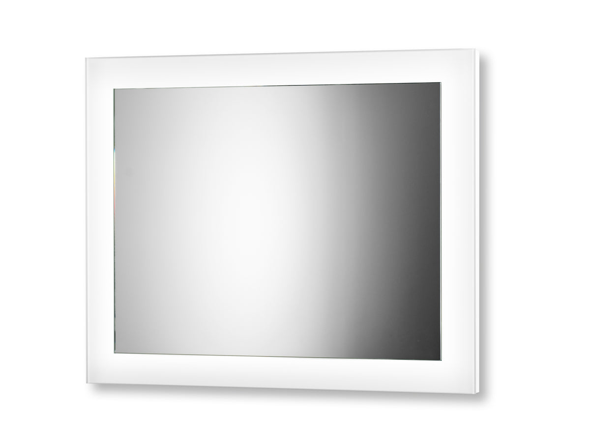 smilesellers Glam Glass LED Wall Mirror With Light-Wall Mounted Backlit- Inch, For Home Office Decor