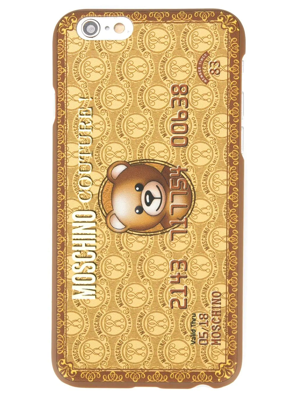 Moschino Bear Card Iphone 6 Cover Damncases