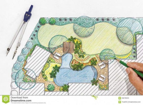 Garden Design Sketch