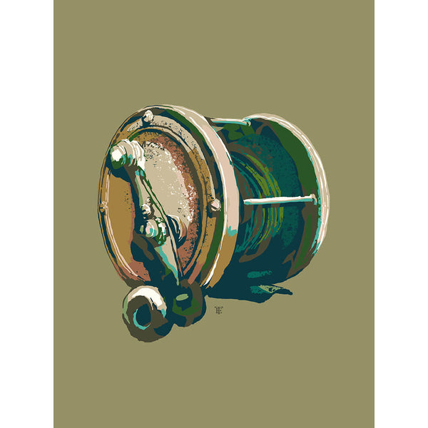 Antique Fly Fishing Reel Art Print