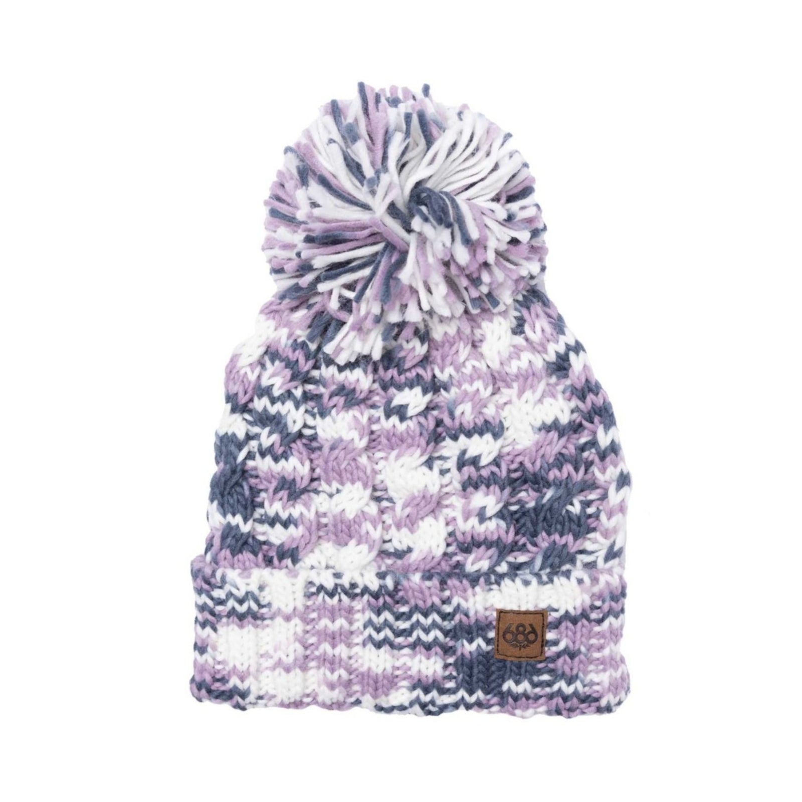 686 Women's Chunky Rib Cuffed Beanie 2024 DUSTY ORCHID