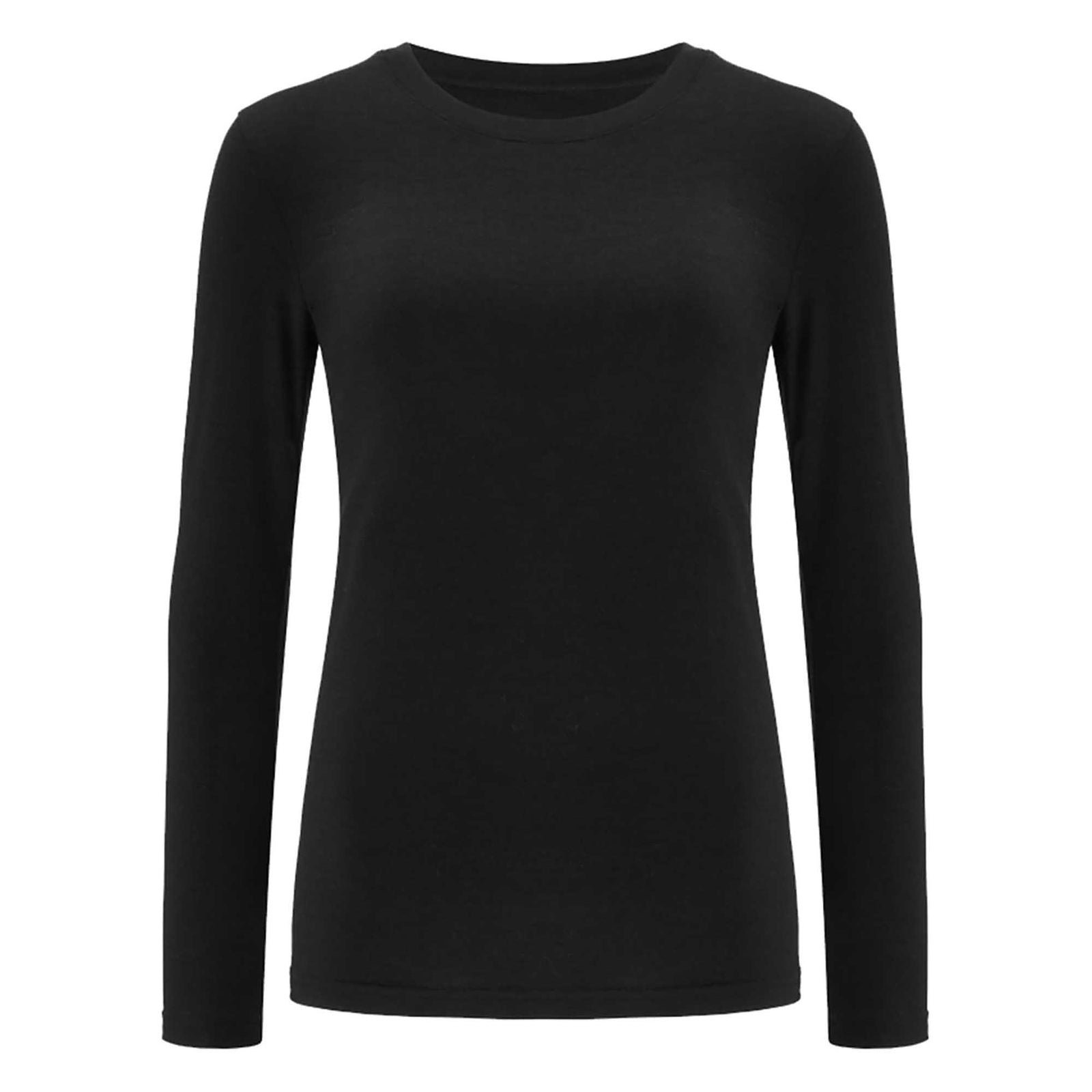 We Norwegians Women's Sno Crew Neck 2024 BLACK