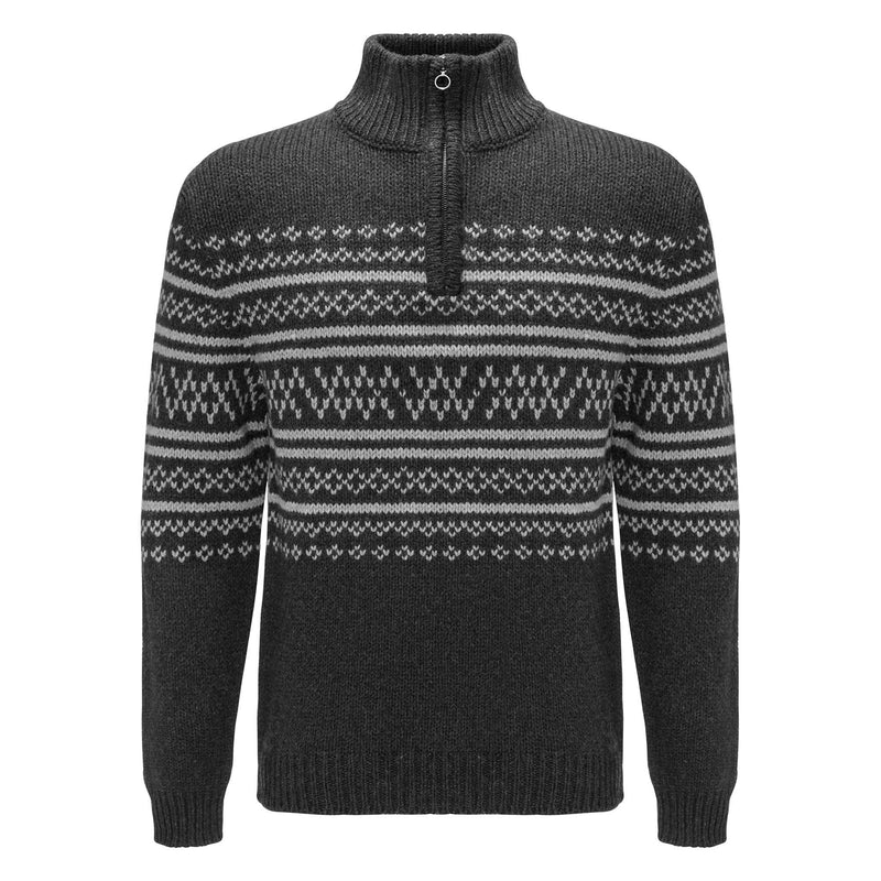 We Norwegians US, Hafjell, the ultimate ski sweater. Featuring a tight,  yet ultra stretchy knit in 100% fine merino with 3D knitting details and a  scuba li