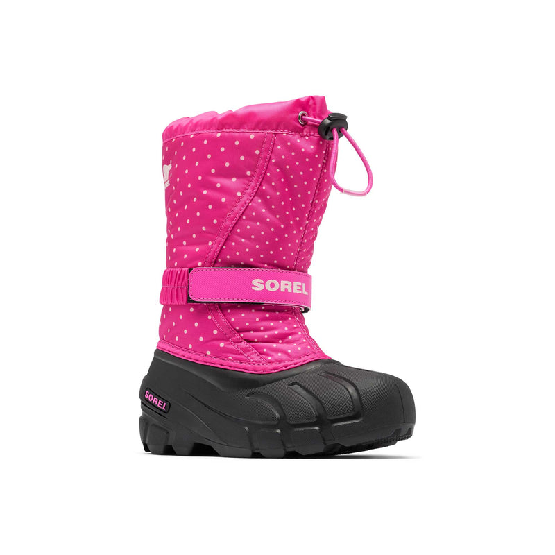 Sorel Children's Flurry™ Print Snow Boots 2024 FUCHSIA FIZZ