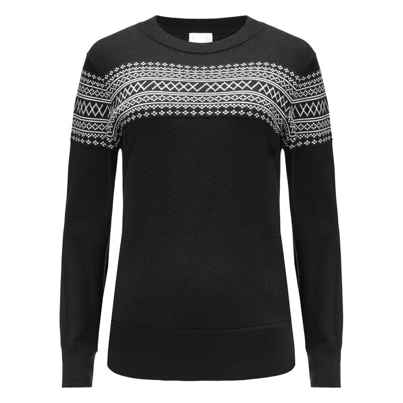 We Norwegians Women's Signature Crew Neck 2024 BLACK