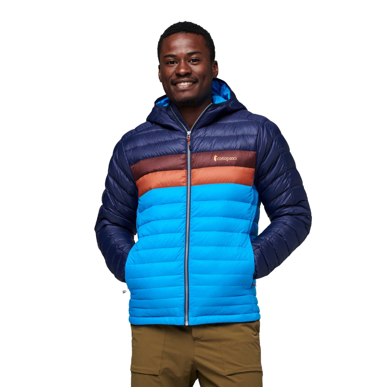 Cotopaxi Men's Fuego Hooded Down Jacket 2024 MARITIME SALTWATER