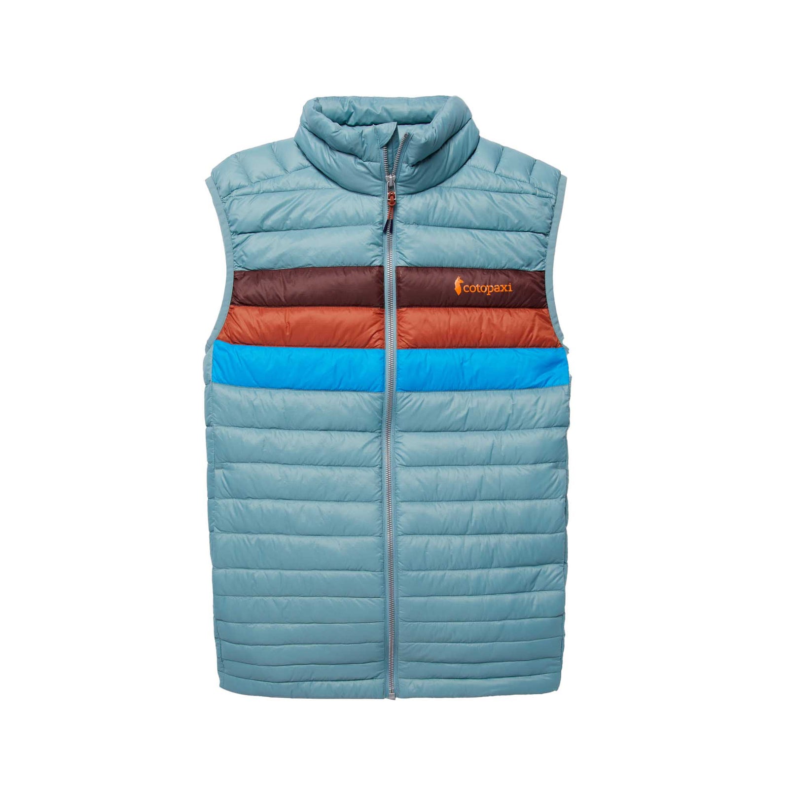 Cotopaxi Men's Fuego Down Vest 2024 BLUE GRASS STRIPES