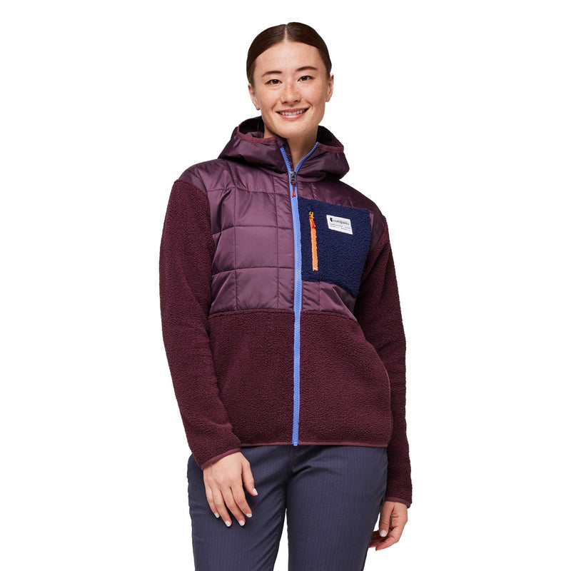 Cotopaxi Women's Trico Hybrid Hooded Jacket 2024 WINE/WINE