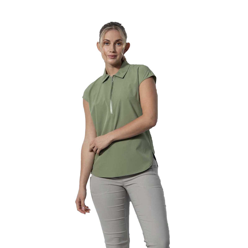 Daily Sports Women's Acerra Sleeveless Polo 2024 KHAKI GREEN