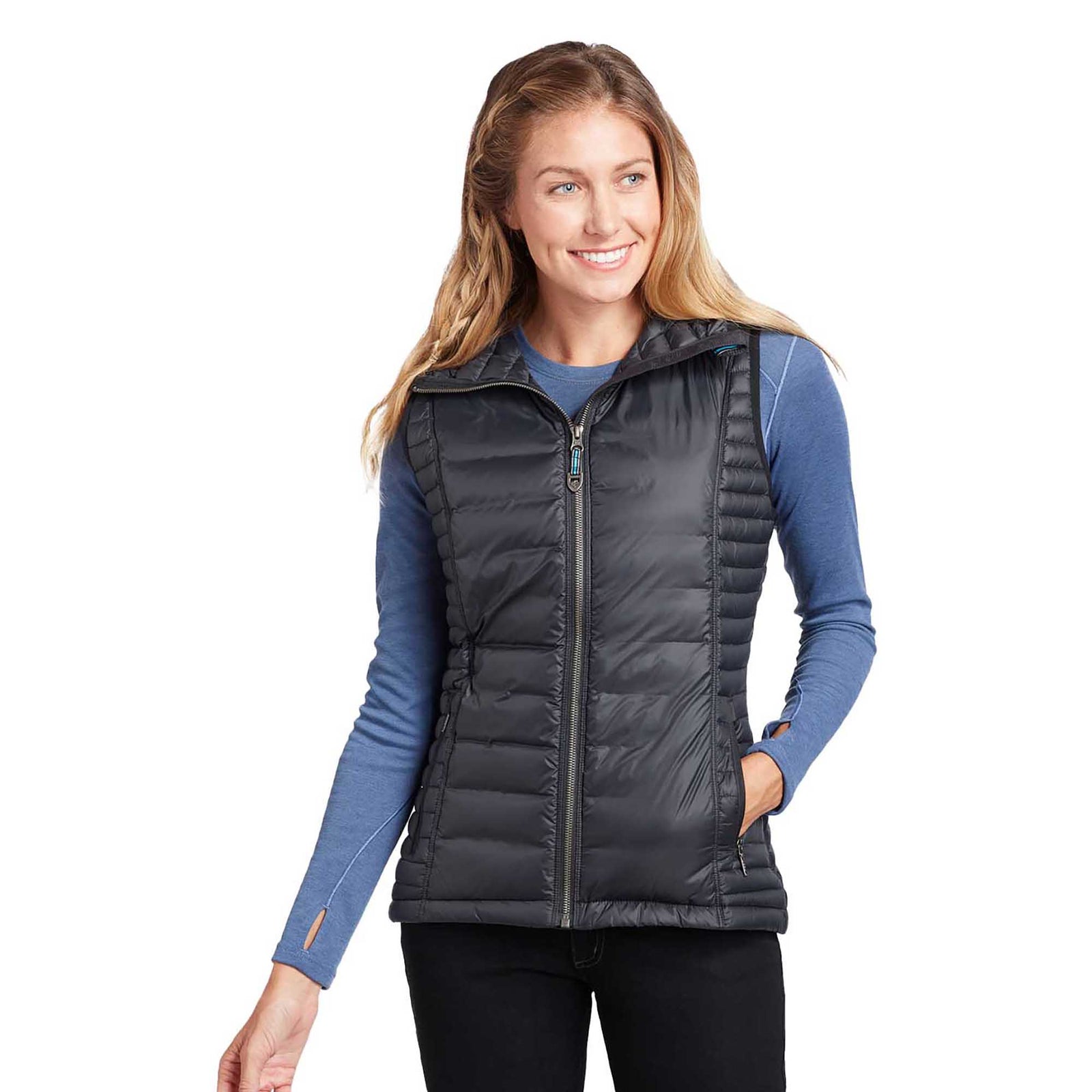 KUHL Women's Spyfire® Hooded Vest 2024 RAVEN