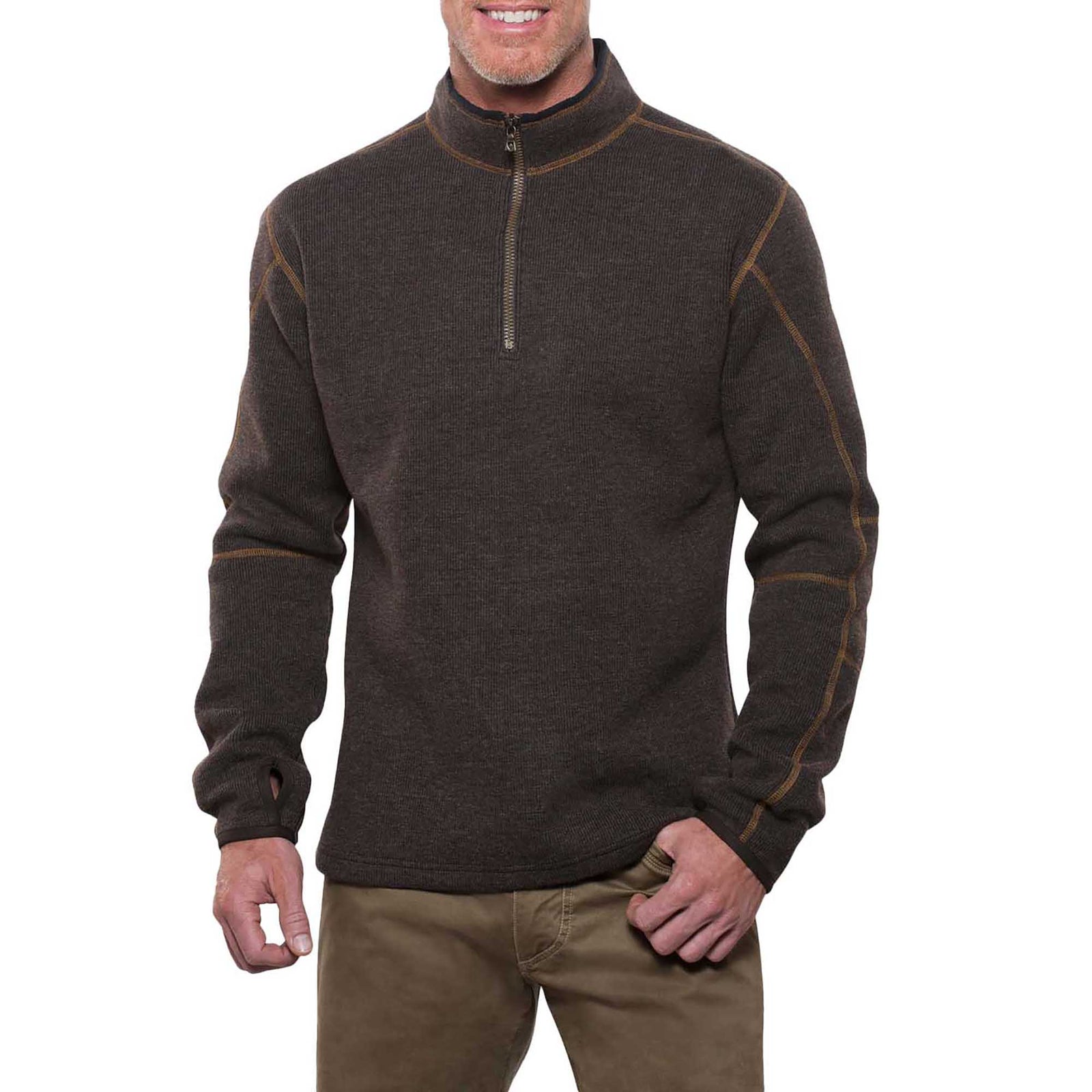 KUHL Men's Thor™ 1/4 Zip 2024 ESPRESSO