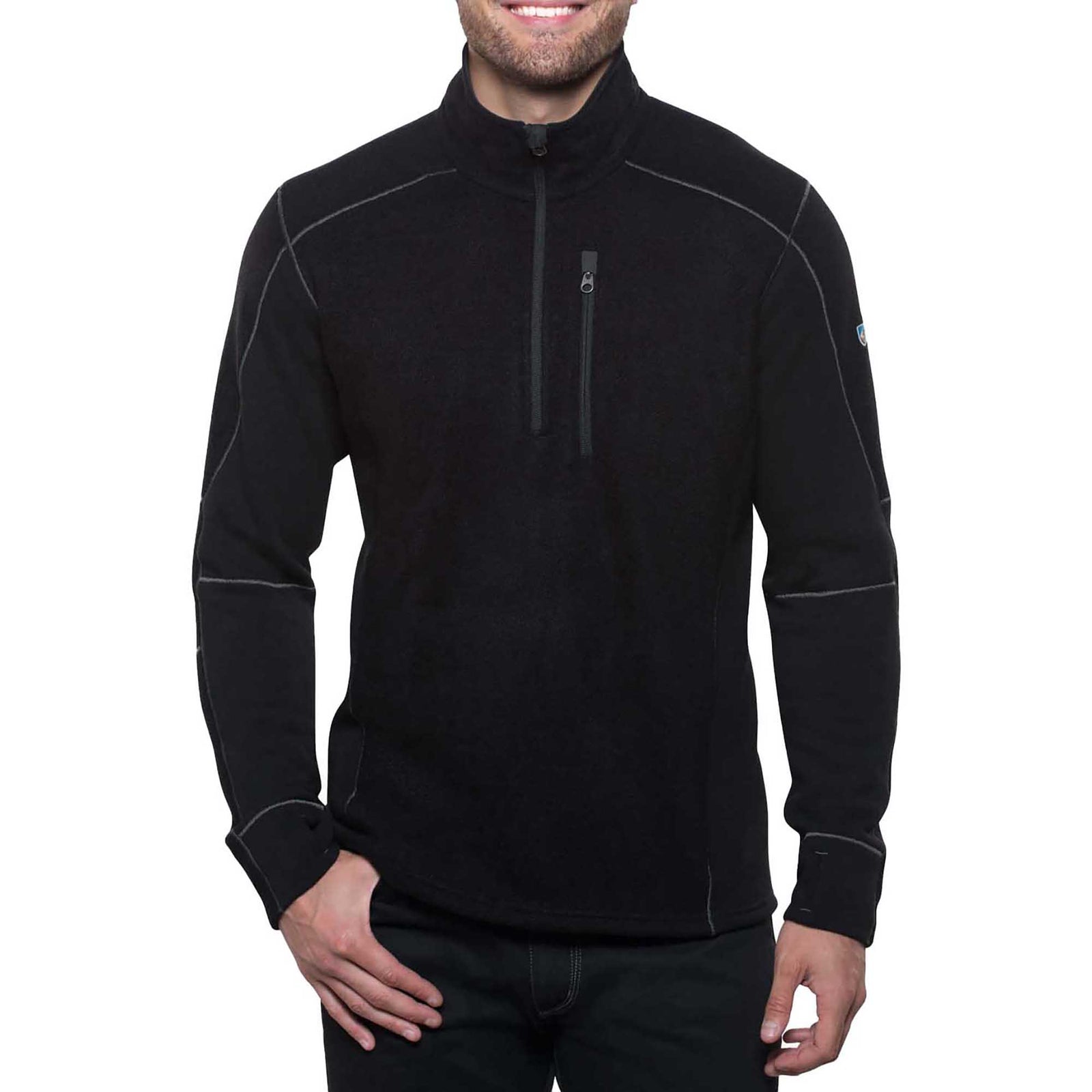 KUHL Men's Interceptr™ 1/4 Zip 2024 BLACK