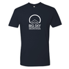Big Sky Adult T-Shirt White Chest Logo Midnight Navy