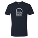 Big Sky Adult T-Shirt White Chest Logo Midnight Navy