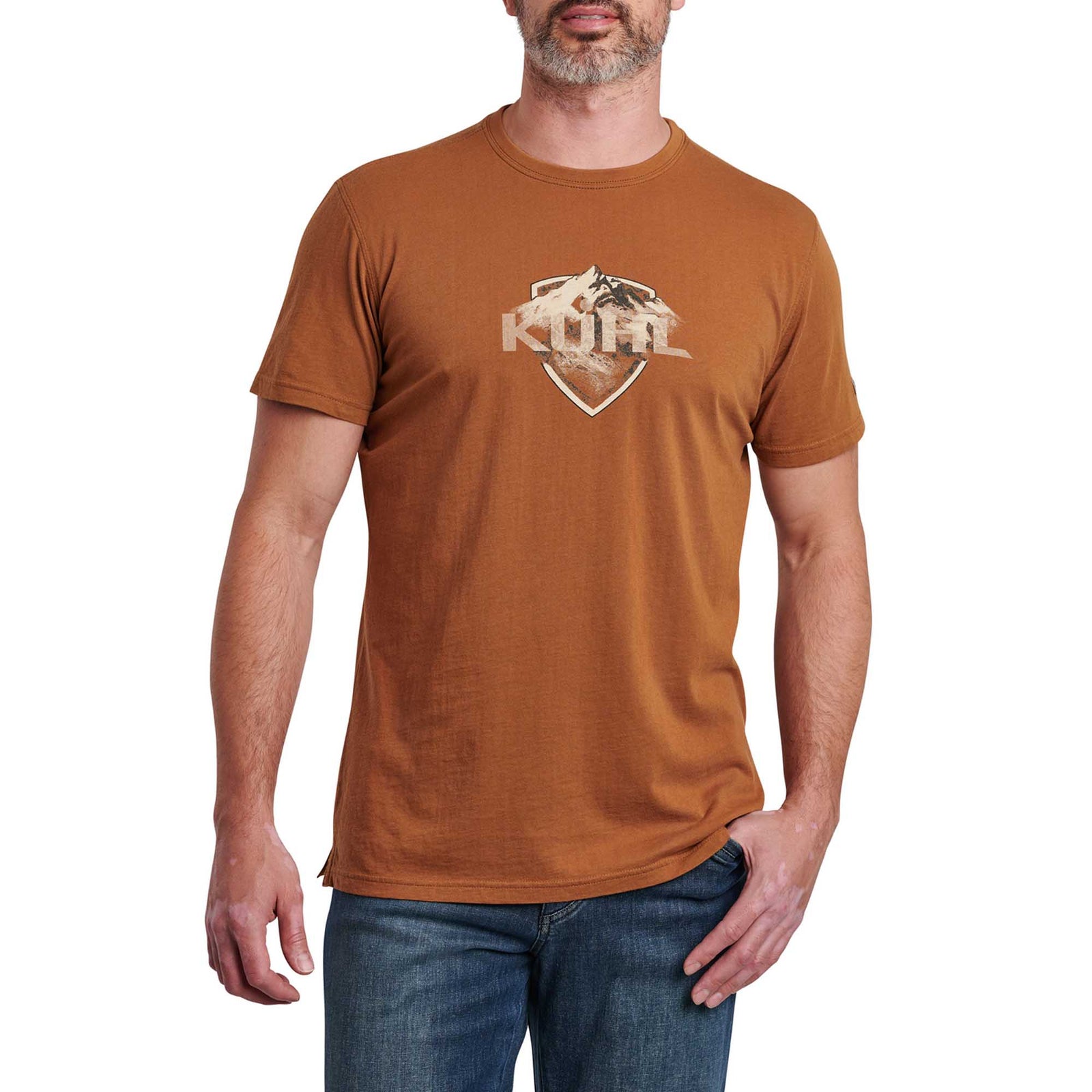 KUHL Men's Born In The Mountains Tee 2024 BURNT UMBER