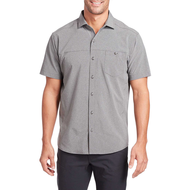 KUHL Men's Optimizr™ Short Sleeve Shirt 2024 ANCHOR GREY