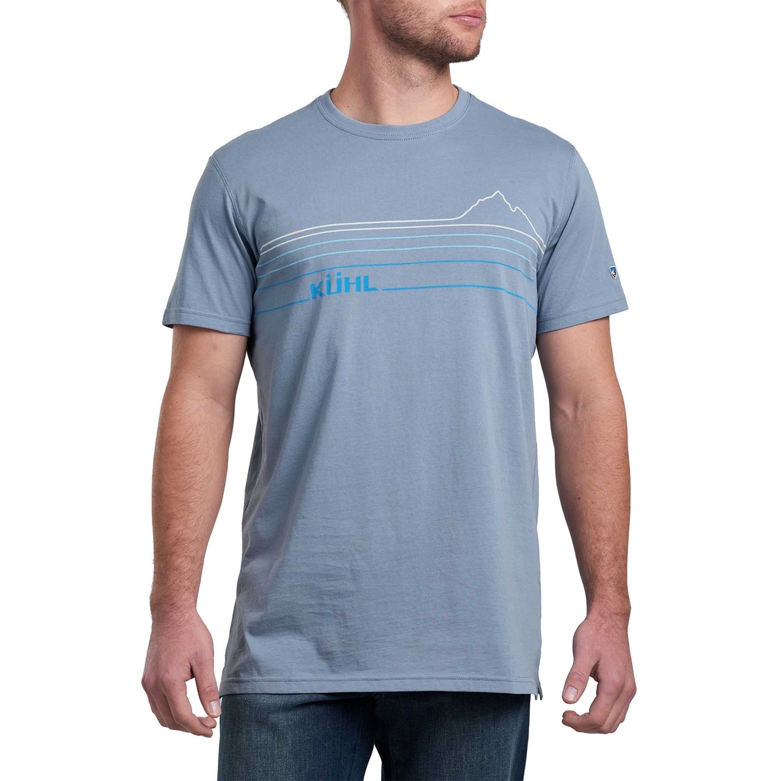 KUHL Men's Mountain Lines™ T Shirt 2024 PIRATE BLUE