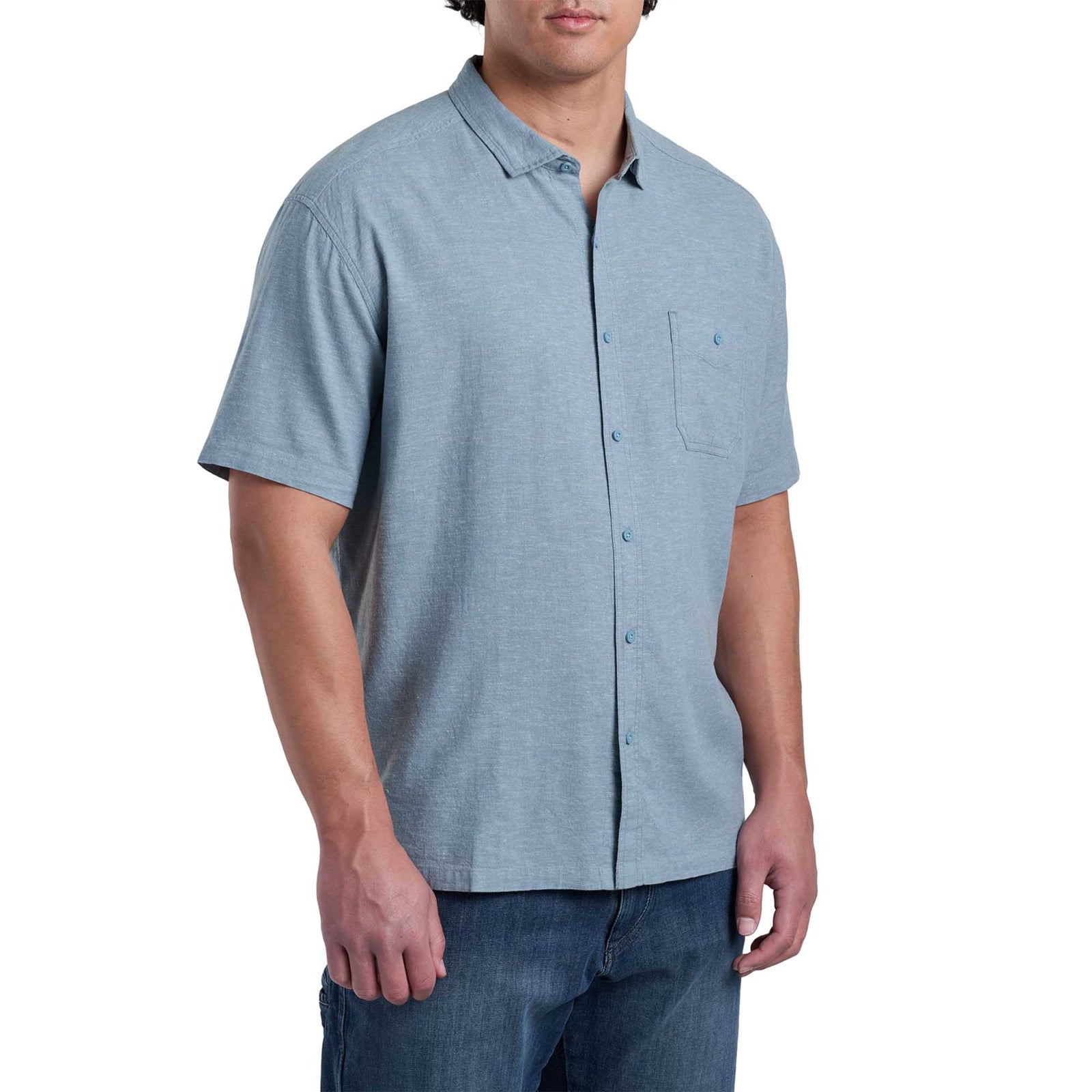 KUHL Men's Getaway Short Sleeve Shirt 2024 DESERT SKY