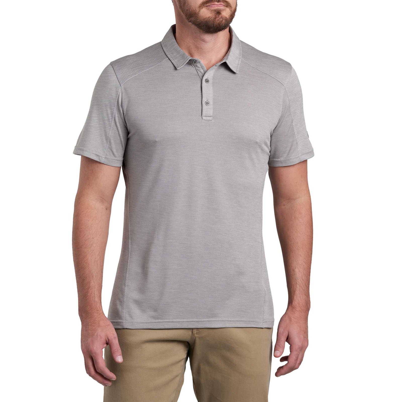 KUHL Men's KUHL Engineered™ Polo Shirt 2024 CLOUD GRAY