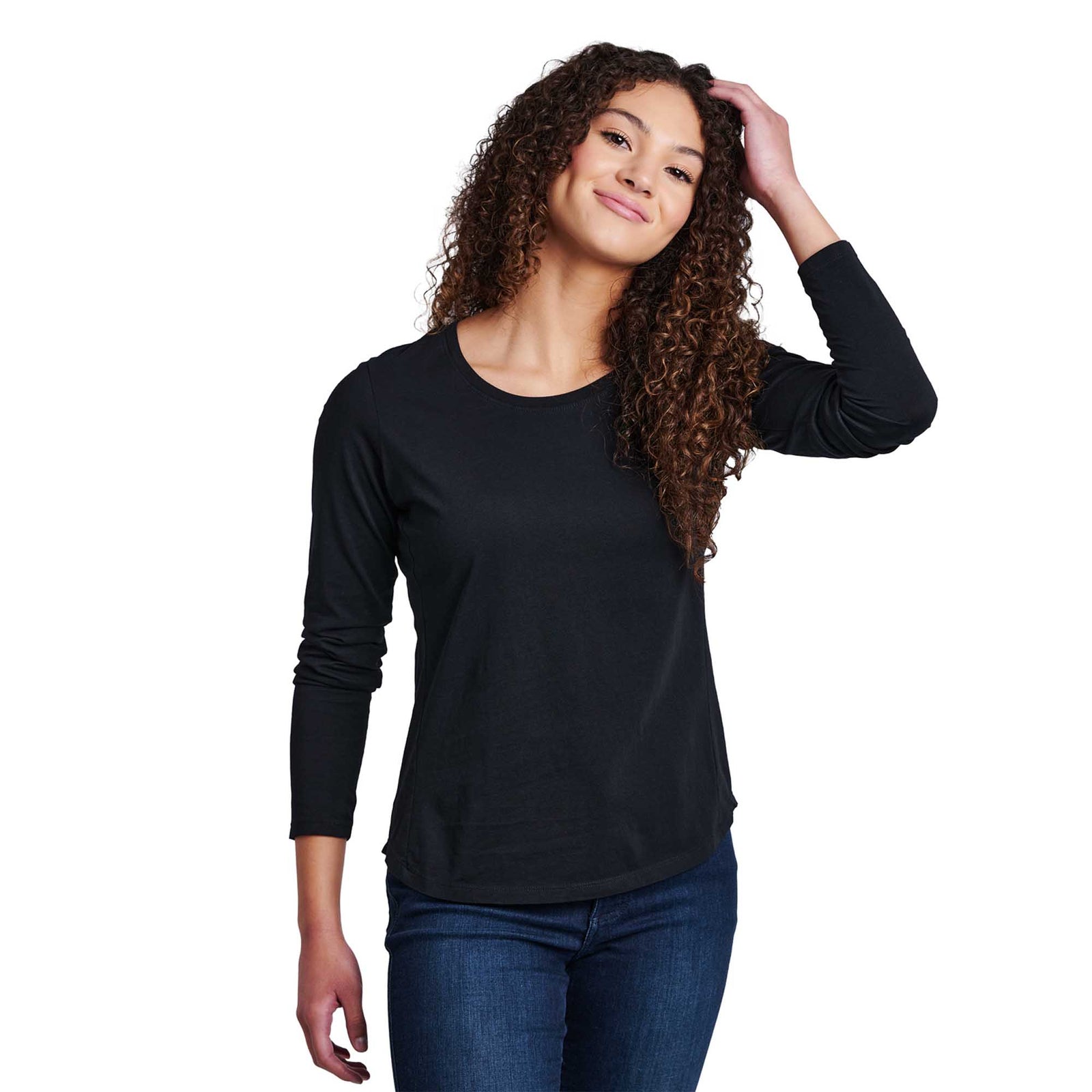KUHL Women's Arabella™ Scoop Long Sleeve Shirt 2024 BLACK