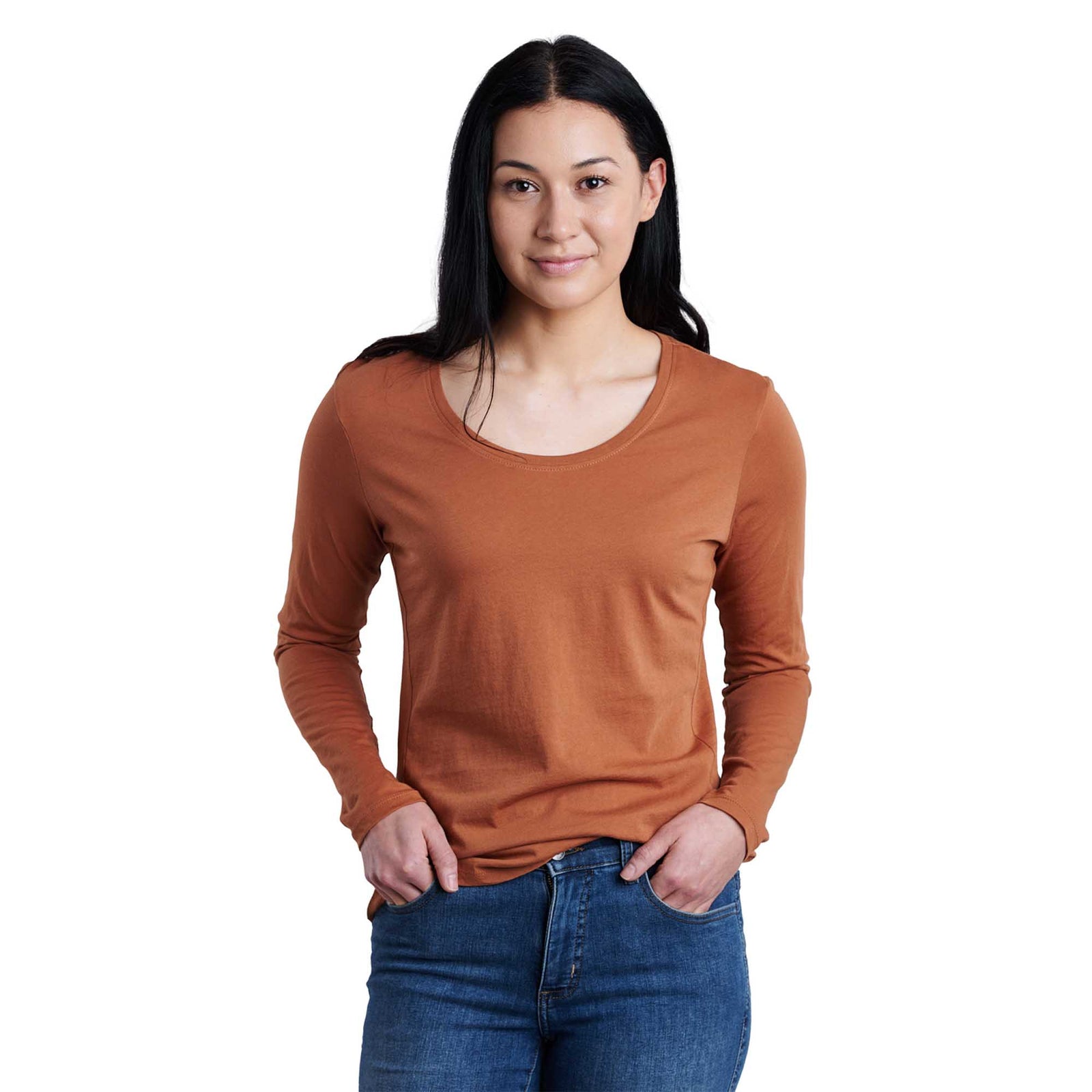 KUHL Women's Arabella™ Scoop Long Sleeve Shirt 2024 COPPER