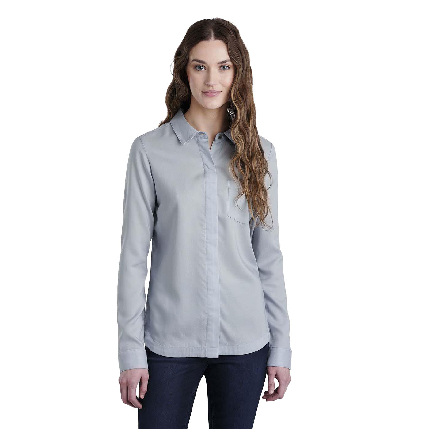 KUHL Women's Hadley Long Sleeve Shirt 2023 MIST MIST