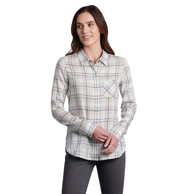 KUHL Women's Hadley Long Sleeve Shirt 2023 MOONLIGHT