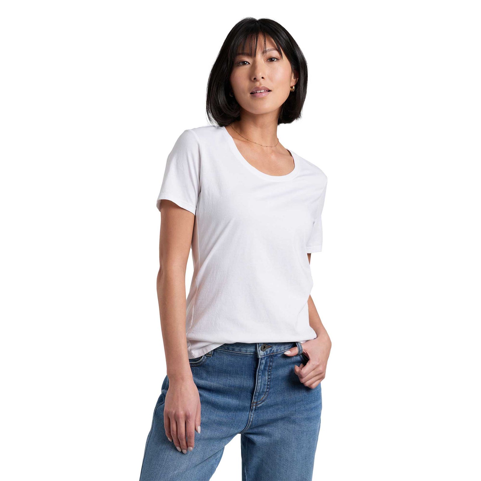 KUHL Women's Arabella™ Scoop Short Sleeve Tee 2024 WHITE