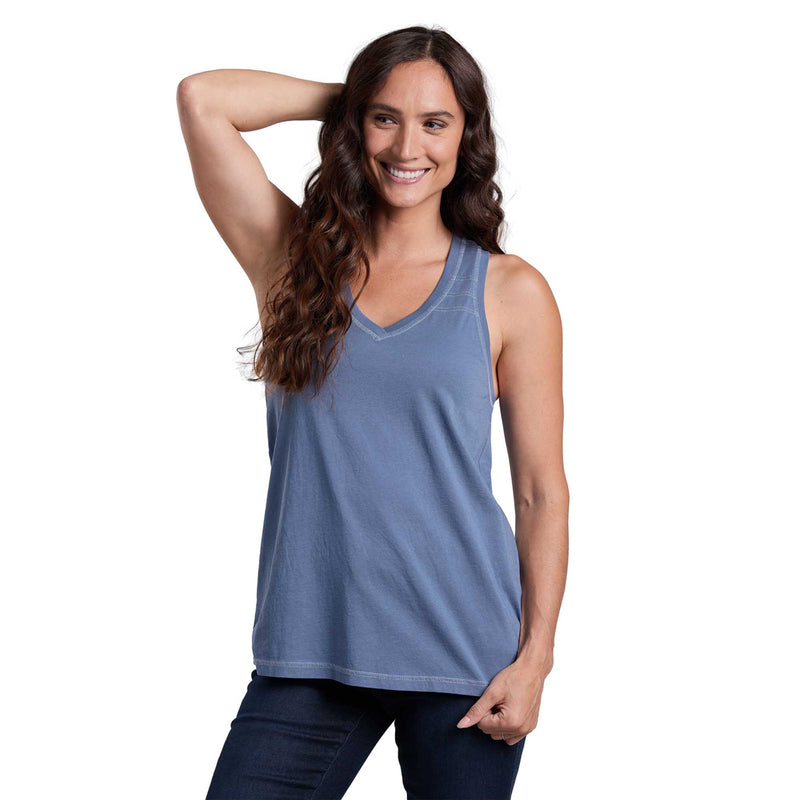 KUHL Women's Arabella™ V-Neck Tank 2024 FLINT BLUE